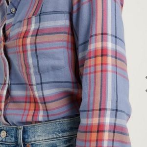 Lucky Brand Pocket Plaid Shirt Flannel